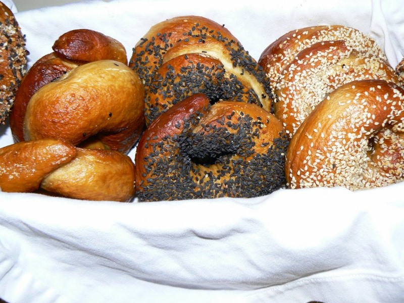 Lye Bagels on white The Fresh Loaf